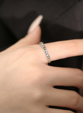 新款复古国风百无禁忌诸事皆宜戒指女百搭小众设计简约开口可调节