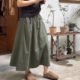 A-size green long skirt with 30-39 years old