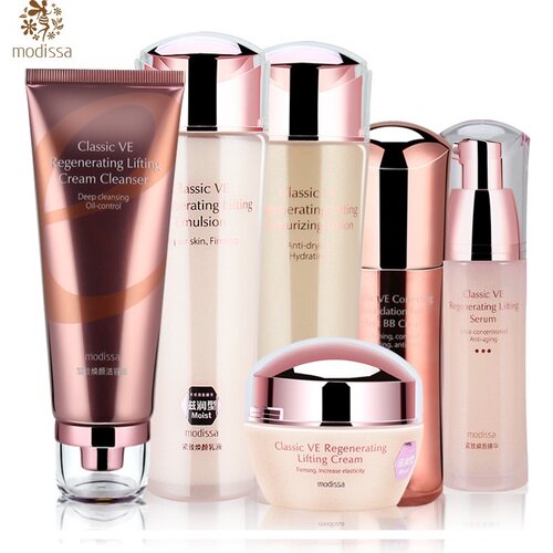 梦迪莎套装 金典维E胶原紧致焕颜套 专柜正品套盒抗皱护肤化妆品 - 图0