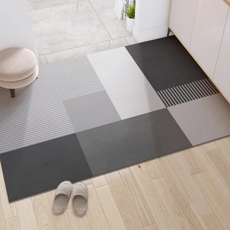 皮革入户门地垫高级感现代简约家用防滑脚垫进门门垫门厅免洗地毯,淘宝优惠券,粉丝福利购,淘宝优惠卷