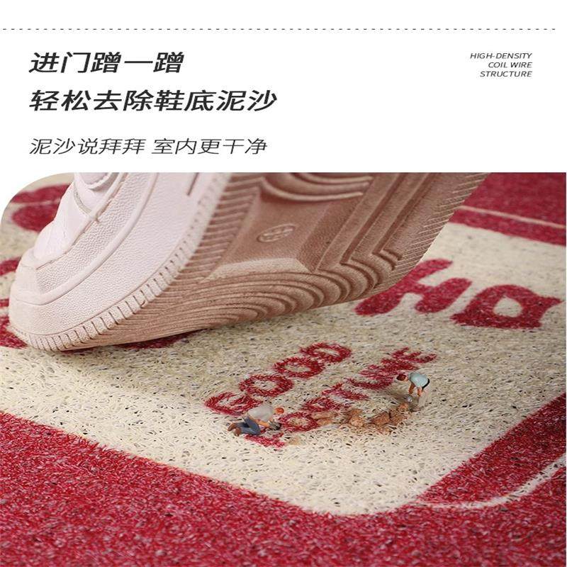 入户门地垫红色进门玄关门垫丝圈脚垫门外防滑除尘地毯2025新款,淘宝优惠券,粉丝福利购,淘宝优惠卷