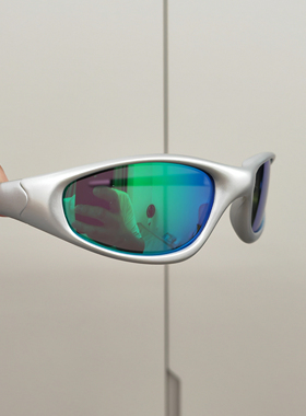 户外运动偏光太阳镜男女复古自行车骑行跑步徒步登山墨镜开车