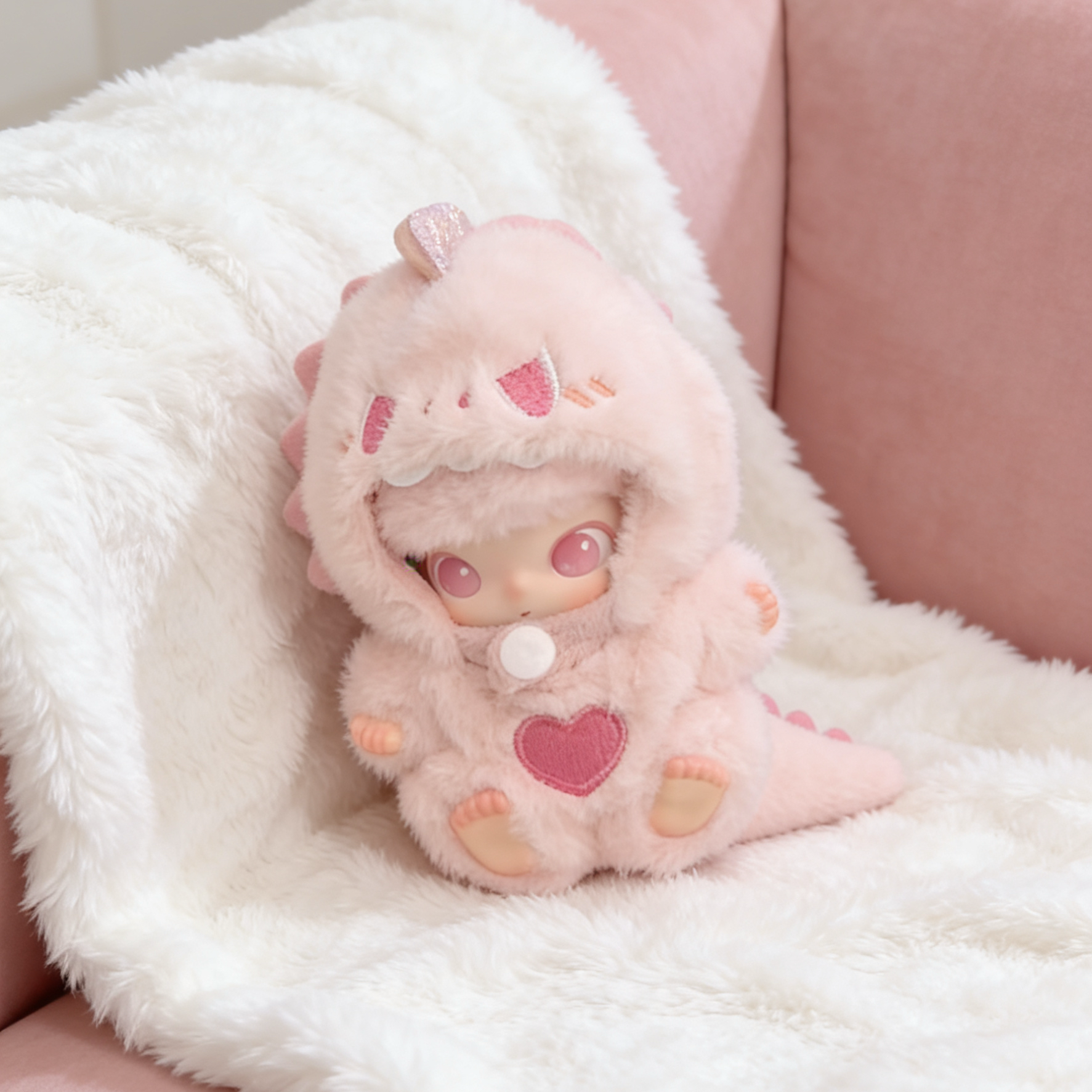 Dimoo新生日记娃衣毛绒绒可爱恐龙娃衣套装dimoo衣服仅娃衣,淘宝优惠券,粉丝福利购,淘宝优惠卷