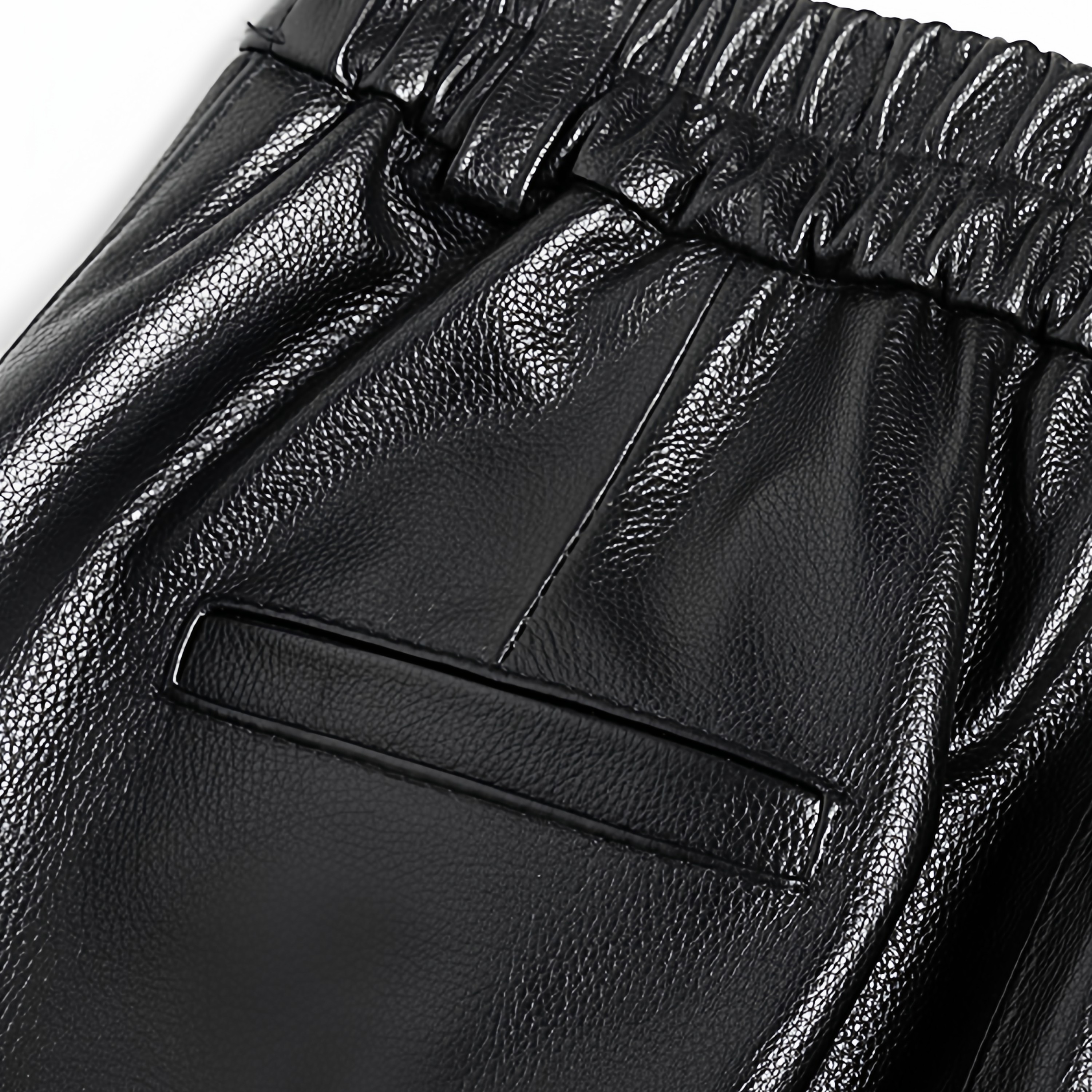 真皮皮裤女士2026秋新款海宁牛皮直筒裤高腰显瘦休闲长裤子百搭,淘宝优惠券,粉丝福利购,淘宝优惠卷