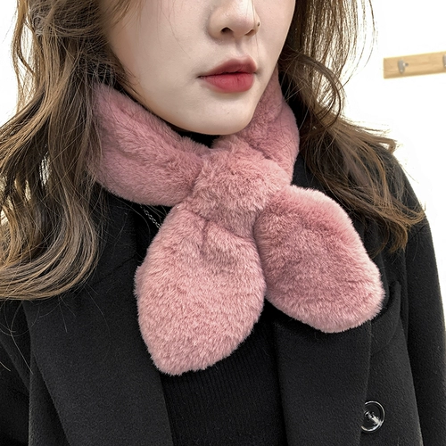 Демисезонный утепленный милый шарф, коллекция 2021, с защитой шеи