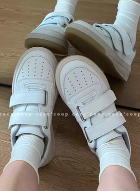 cece coup 经典耐看！02/08 新品 魔术贴休闲鞋  厚底小白鞋 女