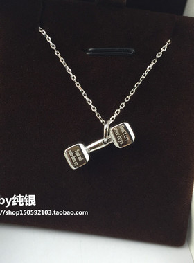 S925纯银韩版情侣个性女项链