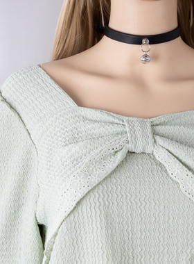 项圈定制刻字女牵引绳链子