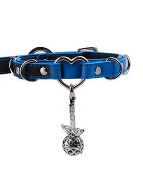 K9温感变色手工皮革刻字项圈