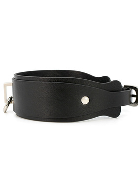 项圈真皮定制刻字女m链子k9 手工皮具choker 男女