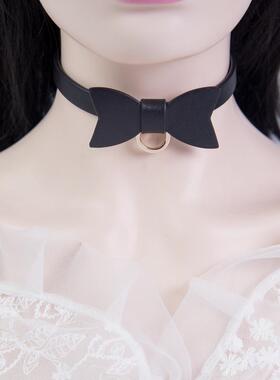 项圈定制刻字女m牵引绳链子K9手工皮具真皮