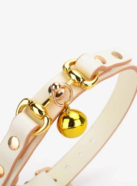 颈圈项圈颈套男女项链牵引定制刻字女m链子手工皮具K9