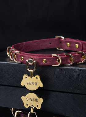 金属牌定制刻字脖戴颈圈男女m可调节吊牌刻字