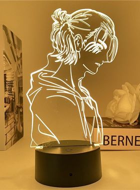 进击的巨人艾伦韩吉兵长三笠摆件