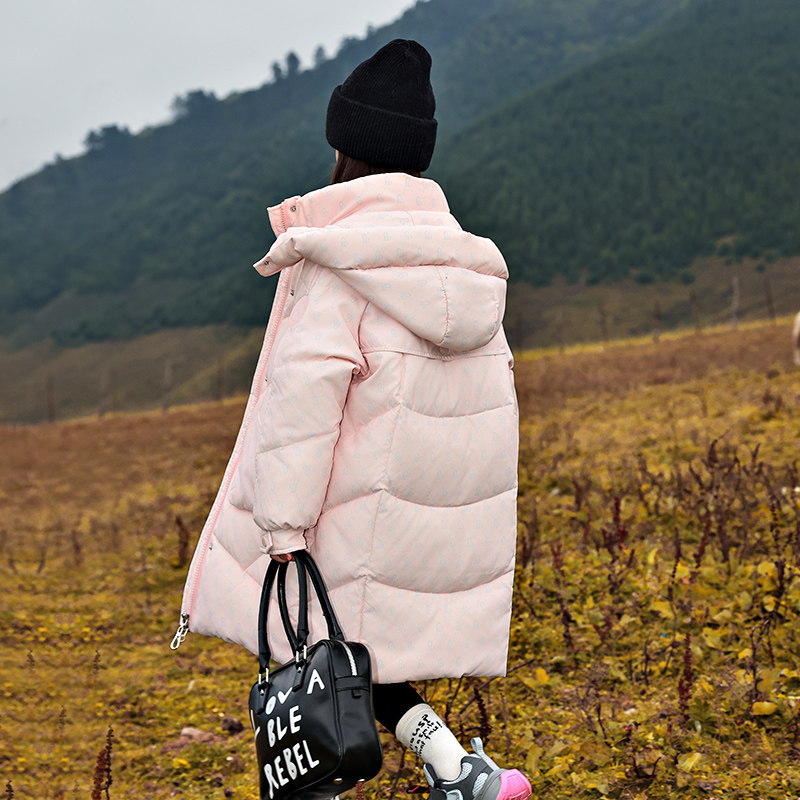 女童羽绒服中长款加厚2025新款儿童中大童韩版洋气冬季外套,淘宝优惠券,粉丝福利购,淘宝优惠卷