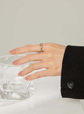 猪鼻子戒指女开口可调节