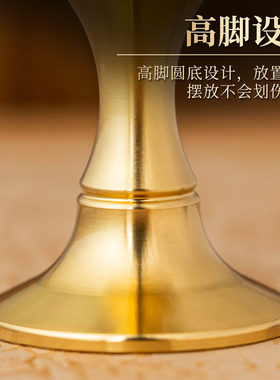 黄铜供奉套装铜酒杯供水杯