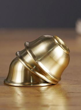 黄铜龙凤酒壶高脚酒杯供奉套装