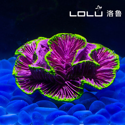 洛鲁仿真花朵珊瑚珊瑚树花瓶鱼缸造景装饰假珊瑚地中海家居摆件 虎窝淘