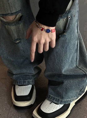 kanye音乐专辑潮流手链男女同款