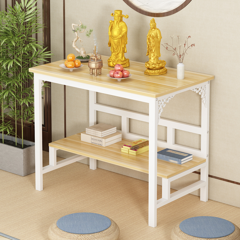 供桌佛台关公菩萨佛桌财神挂像高供桌子长条案经济型家用简约中式 - 图2