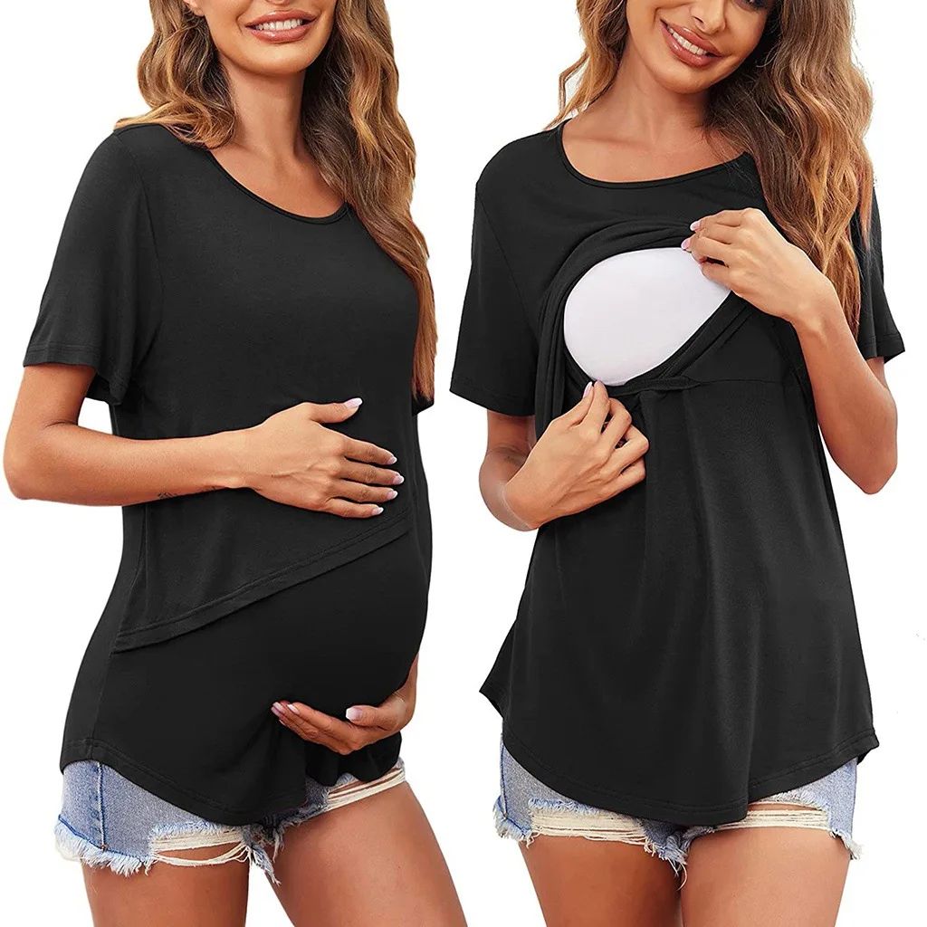 New Women's Casual Japanese and Korean Pregnant Women's Brea - 图3