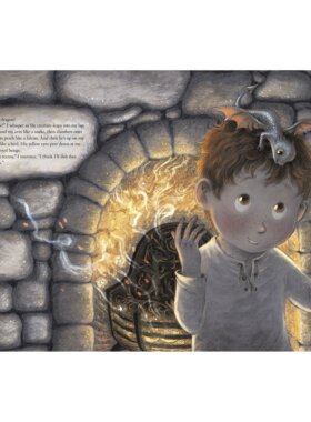 秘密小龙 儿童绘本 奇幻故事 小王子与宠物龙 Margaret's Unicorn作者 Briony May Smith 英文原版 The Secret Dragon