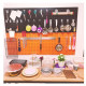 Baking hole board tool wall storage rack hanging board
