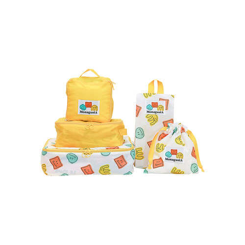 韩国romane大容量旅行行李箱收纳袋衣服鞋子杂物分装整理包5件套 - 图3