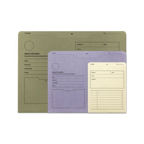 iplaybox复古环保纸质办公A4文件夹档案袋便签信封袋发票据资料袋 - 图3