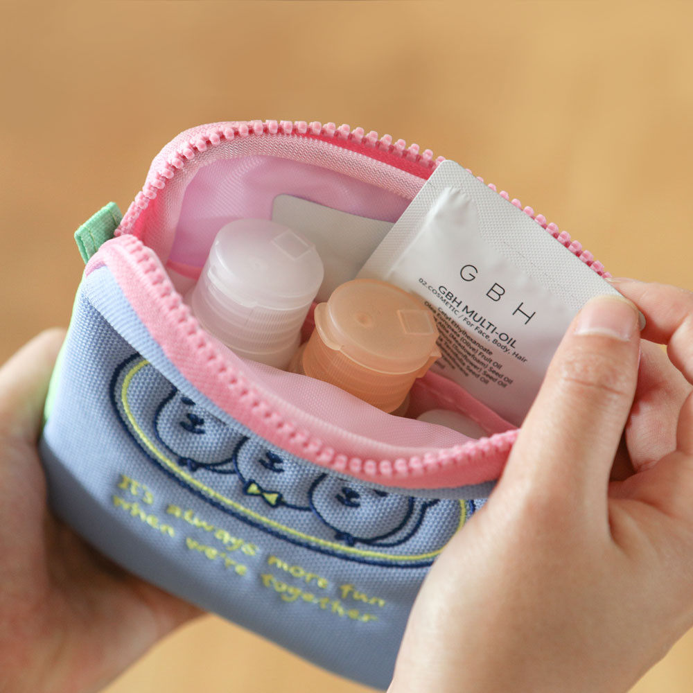 韩国dailylike可爱便携方形化妆包女卫生棉包防震数码整理收纳包,淘宝优惠券,粉丝福利购,淘宝优惠卷