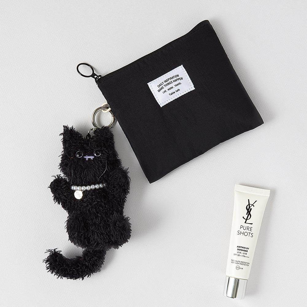 韩国antennashop简约纯色化妆包便携式收纳包卫生棉包拉链包ins风,淘宝优惠券,粉丝福利购,淘宝优惠卷