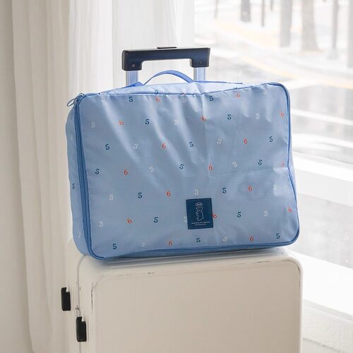 韩国romane大容量旅行行李箱收纳袋衣服鞋子杂物分装整理包5件套 - 图1