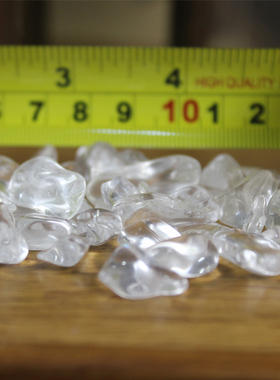 天然白水晶供佛散装七宝石