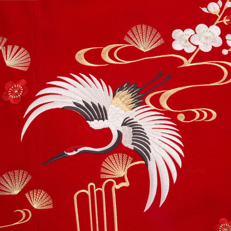 重回汉唐旗舰店重回汉唐朱砂雪原创汉服女装刺绣连帽斗篷长款披风加绒加厚秋冬季2