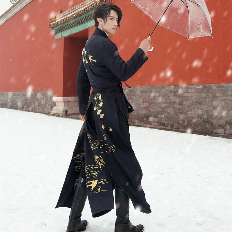 重回汉唐旗舰店重回汉唐梦幻西游三维版联名款逍遥生改良对襟衫原创正品汉服男女1