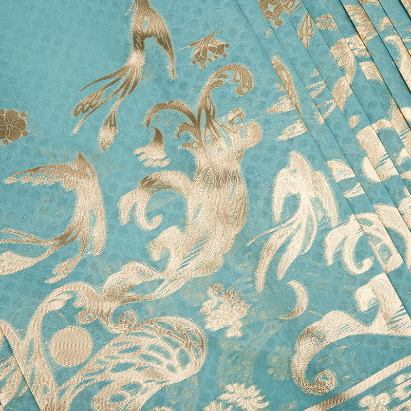 重回汉唐旗舰店重回汉唐弦月汉服男秋冬情侣款正品原创明制圆领长袍织金马面裙2