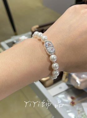 2026新款爆款气质简约猪鼻子CD珍珠手链女小众设计感高级轻奢手饰