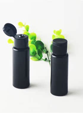 35ml毫升翻盖瓶PET塑料瓶蝴蝶盖瓶精油瓶挤压瓶黑色瓶旅行分装瓶