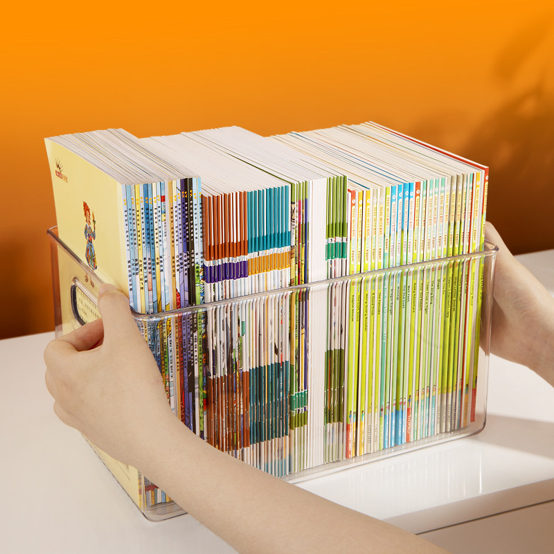 儿童绘本书架桌面书本图书分级阅读收纳盒书立书柜收纳神器置物架,淘宝优惠券,粉丝福利购,淘宝优惠卷