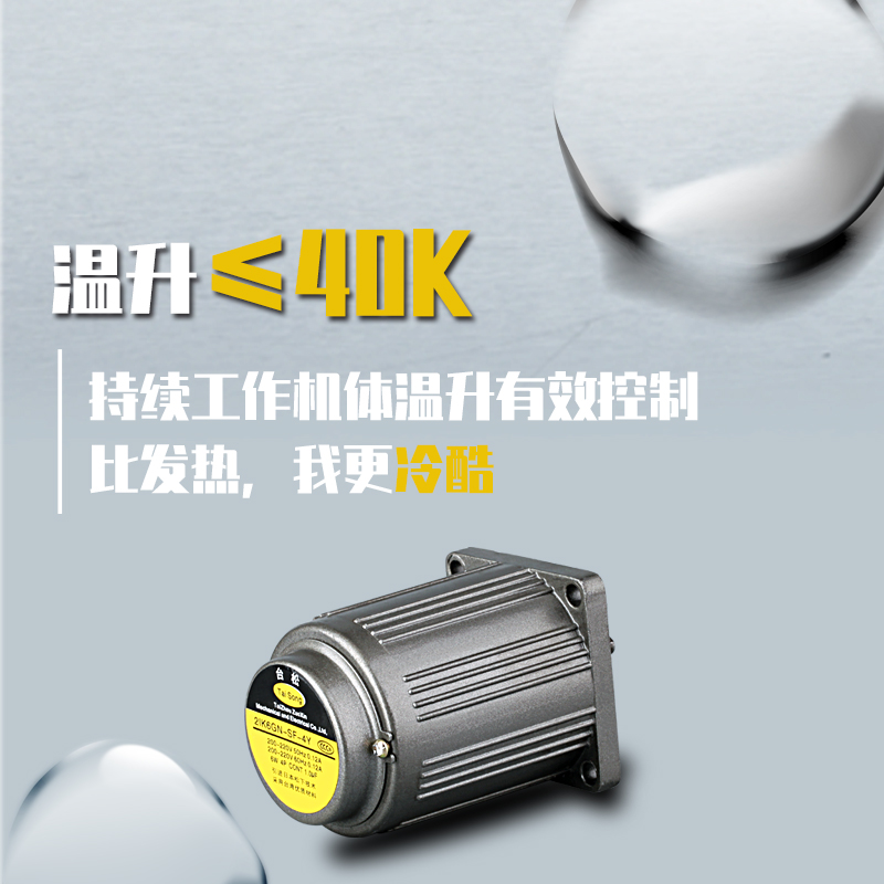 台松 6~400W 220 380V微型交流异步光轴电机调速减速定速控制马达-图1