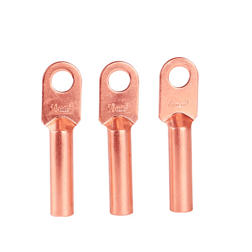 DT铜鼻子国标电缆铜接头镀锡铜线鼻16至630平方铜线耳铜接线端子-图3