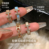 High-end letter ring for women, new niche design