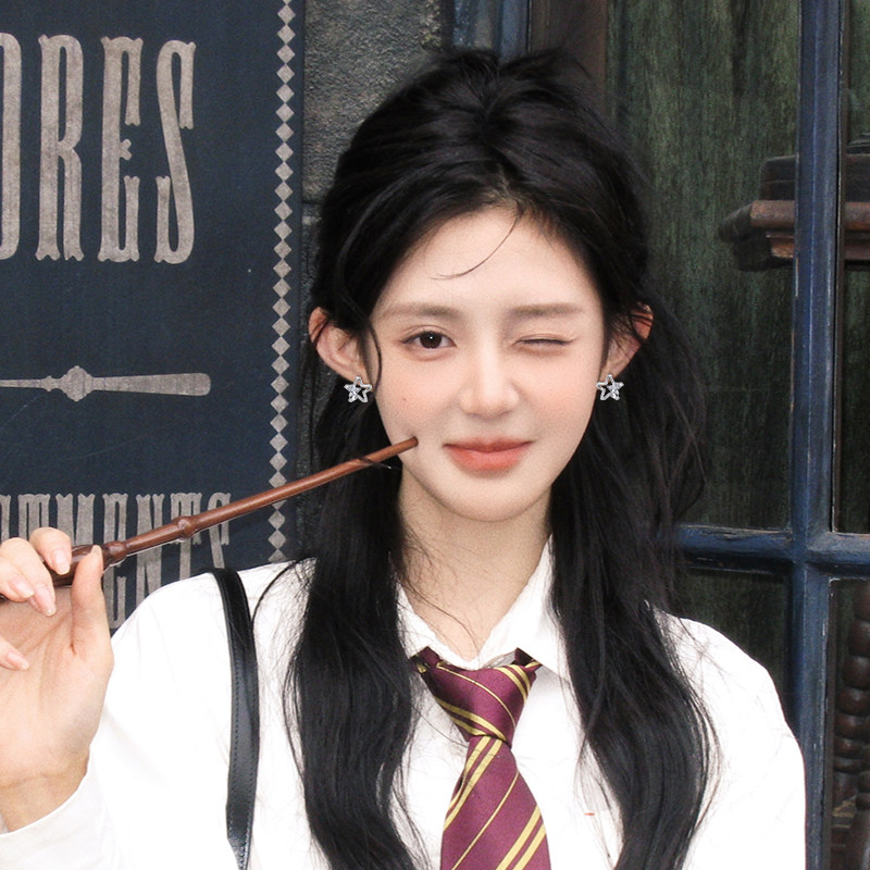 韩系星星耳环耳钉女纯银轻奢高级感气质新款耳坠小众设计独特耳饰,淘宝优惠券,粉丝福利购,淘宝优惠卷