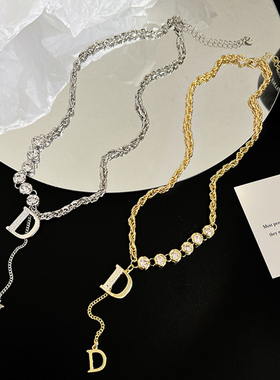 气质网红轻奢字母项链