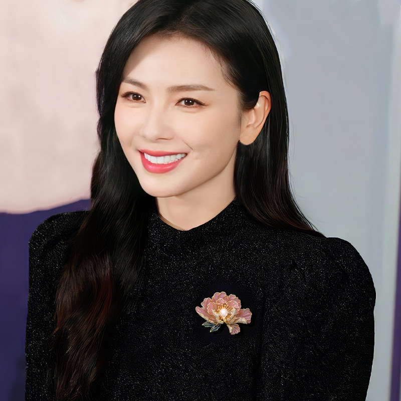 牡丹花朵胸针女国风高端精致时尚胸花饰品高级感轻奢西装别针配饰,淘宝优惠券,粉丝福利购,淘宝优惠卷