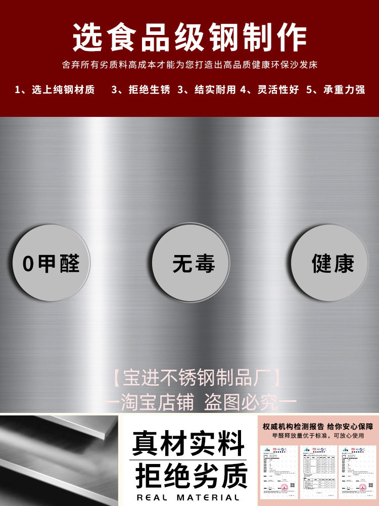 不锈钢圆桌带转盘家用304不绣钢折叠餐桌酒席圆台大排挡饭桌加厚 - 图2