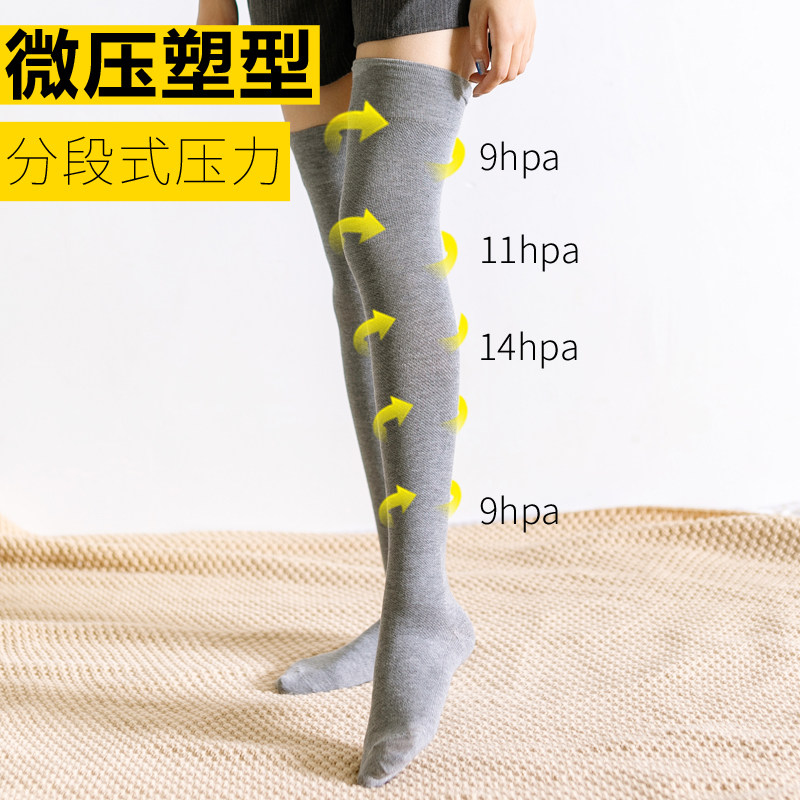 日系春秋微压高筒黑色防臭jk过膝袜 乐优亿品短袜/打底袜/丝袜/美腿袜