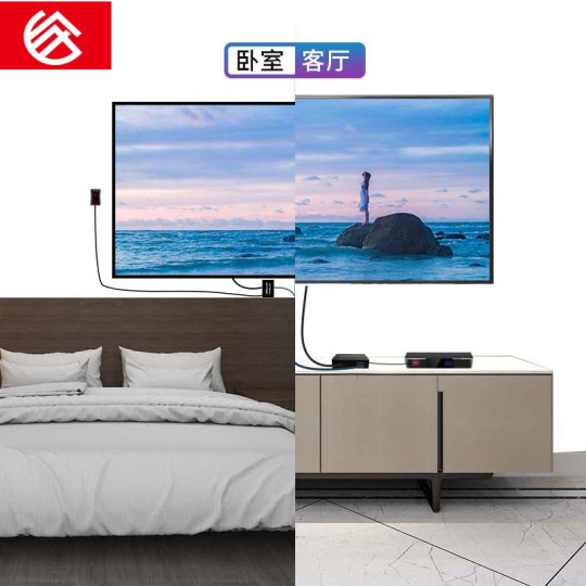 Set-top box sharer network cable infrared forwarding Yue Zhongcheng