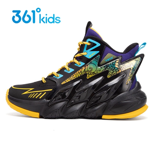 Баскетбольная форма для мальчиков, амортизирующая дышащая летняя детская высокая спортивная обувь, подходит для подростков